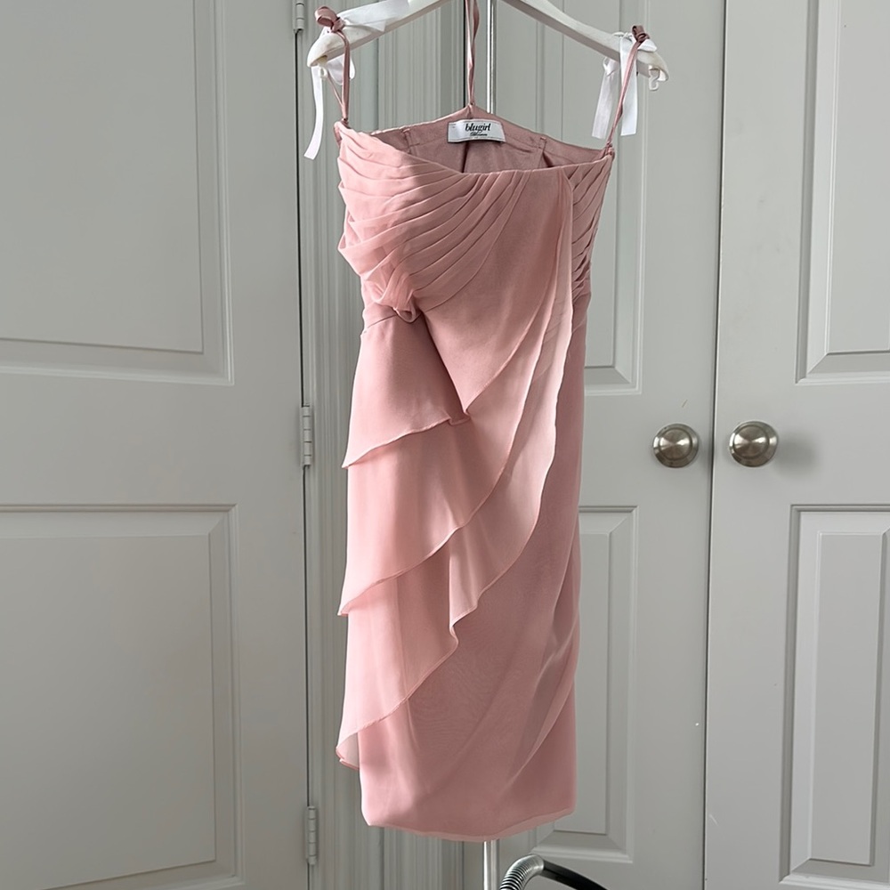 Blugirl Bluemarine Elegant Pink Draped Dress